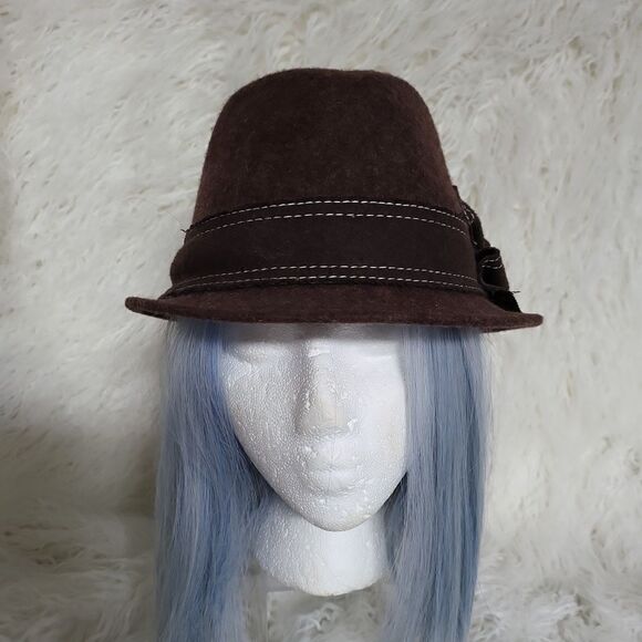 Brown Wool Bucket Hat NWOT - Picture 1 of 7